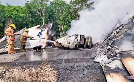 Airplane carrying cocaine crashed in Quintana Roo