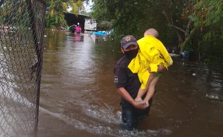 Llegada de frente frío provoca inundaciones en Yucatán