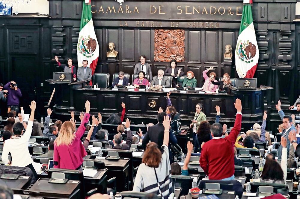 Constituyentes, durante la discusión de ayer que duró casi cuatro horas (ARIEL OJEDA. EL UNIVERSAL)
