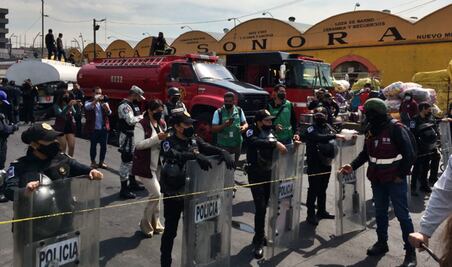 Activa Guardia Nacional plan de apoyo por incendio en mercado de Sonora