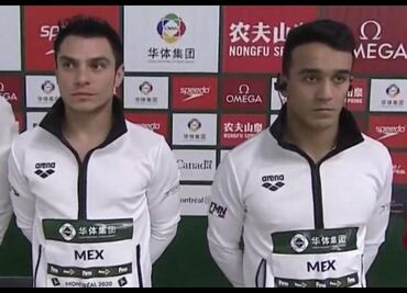 Juan Celaya y Yahel Castillo se cuelgan bronce en Serie Mundial de Clavados
