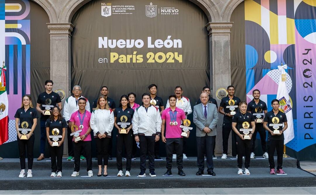 Gobierno de Nuevo León reconoce a atletas que participaron en los Juegos Olímpicos de París 2024
