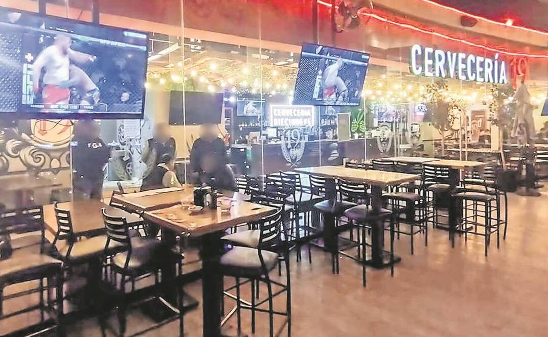 La fiscalía estatal aseguró ayer el Bar Cervecería 19 mientras se realizan las investigaciones. Foto: Especial