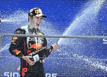 Checo Pérez ha llegado a 23 podios en la F1 tras ganar el GP de Singapur