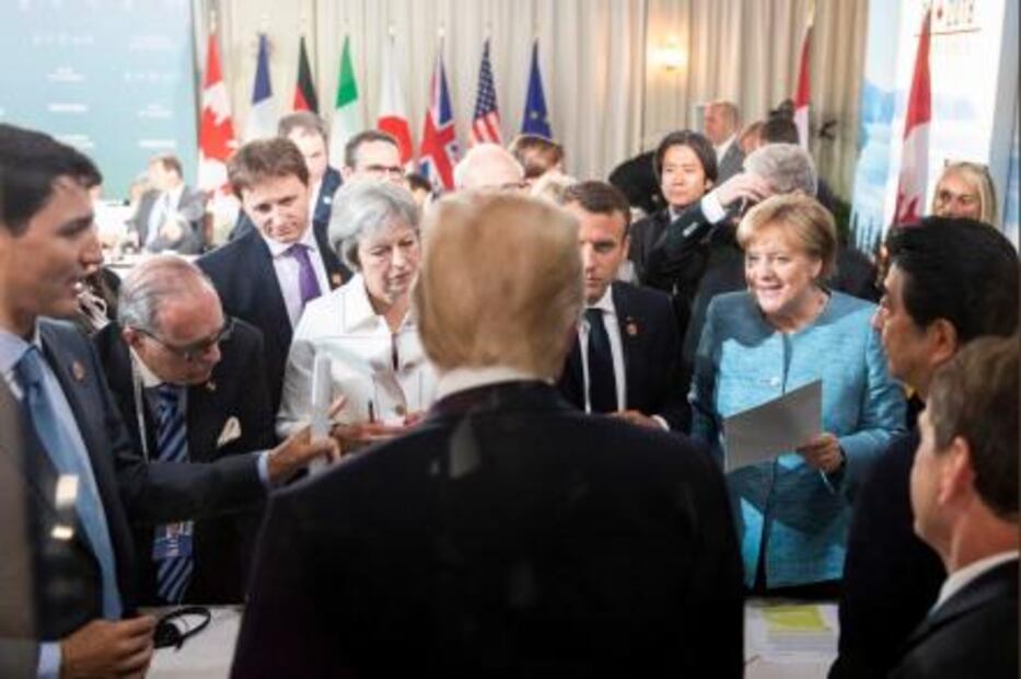 Trump desmiente mala relación con el G-7