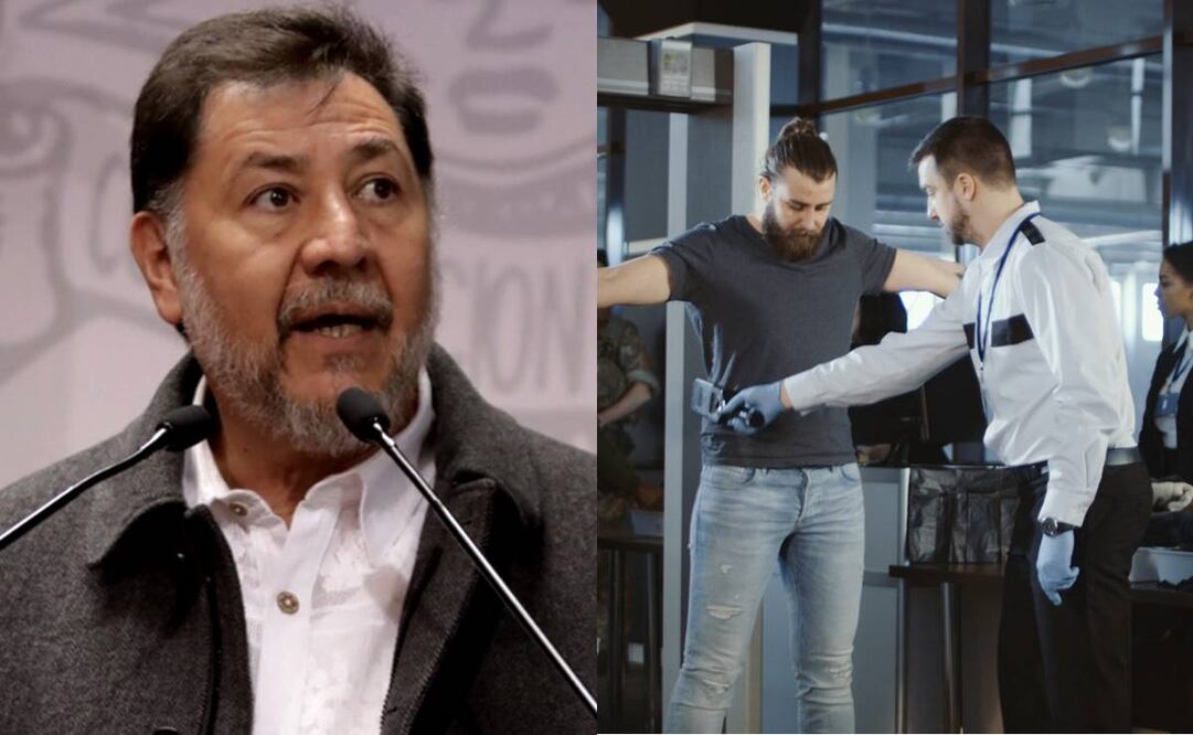 "Te tratan como presunto delincuente", se queja Fernández Noroña por fallas en aparatos de seguridad del AICM