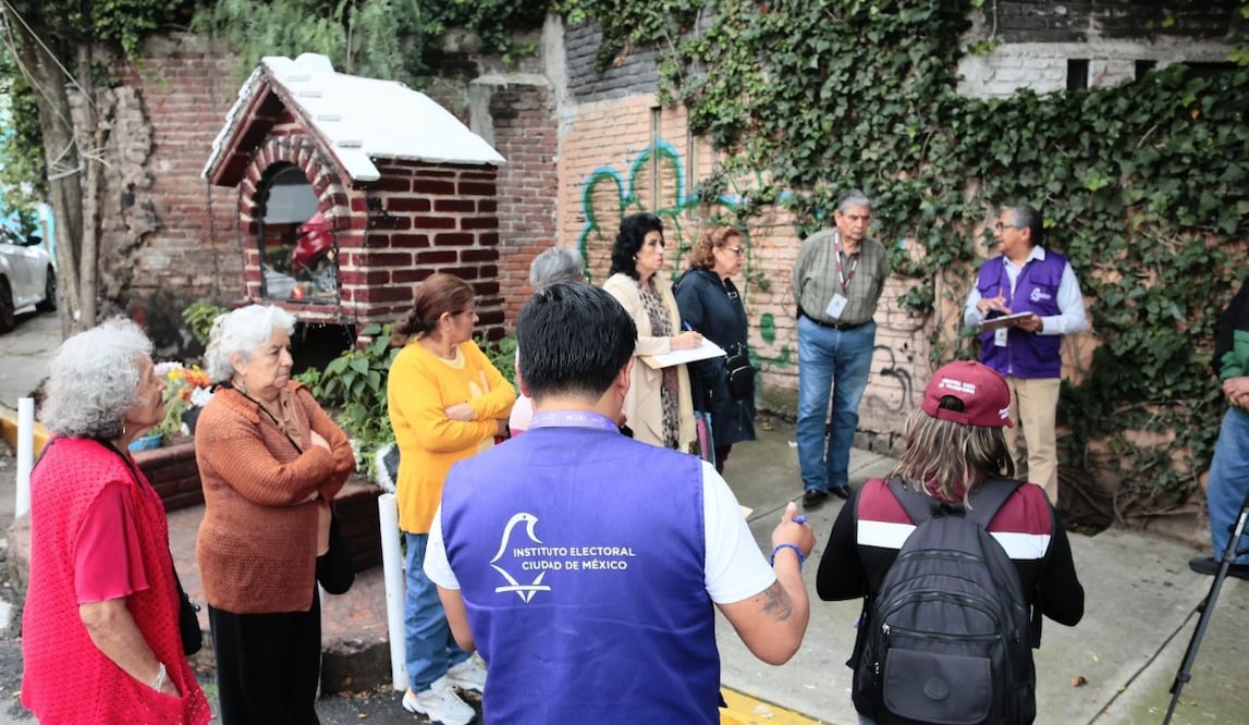 Deciden futuro de la Utopía en Xochimilco; algunas casillas tienen alta afluencia y otras no. Foto: Especial