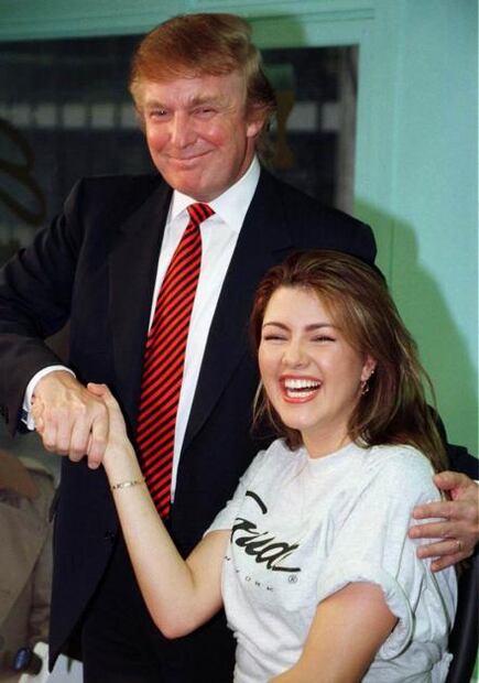 Trump anima a gente a ver "video sexual" de Alicia Machado 