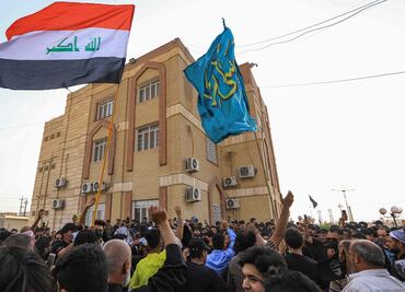 Manifestantes asaltan Palacio Presidencial de Irak tras retirada de Muqtada Al Sadr, célebre líder religioso