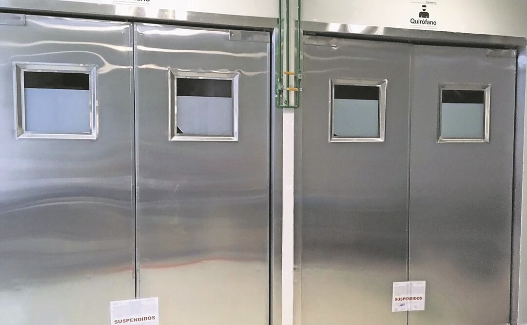 Tras los primeros casos de meningitis fueron clausurados los quirófanos en los hospitales involucrados. Foto: ESPECIAL