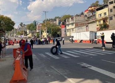 Se cumplen 7 días de bloqueos en obras del Tren Interurbano; vecinos de "El Capulín" esperan nueva reunión con gobierno capitalino