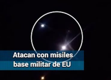 Atacan con misiles base aérea militar de EU en Irak