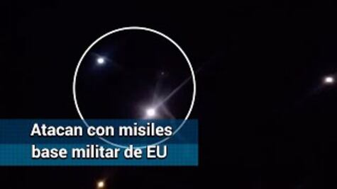 Atacan con misiles base aérea militar de EU en Irak