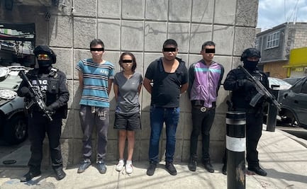 Detienen a cuatro presuntos integrantes de "Los Durán" en Cuauhtémoc 