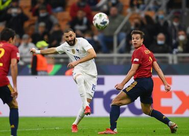 VIDEO: Benzema hace golazo al ángulo en la final de la UEFA Nations League