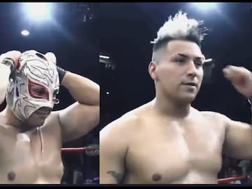 Luchador The Tiger pierde su máscara en épica lucha contra Emperador Azteca
