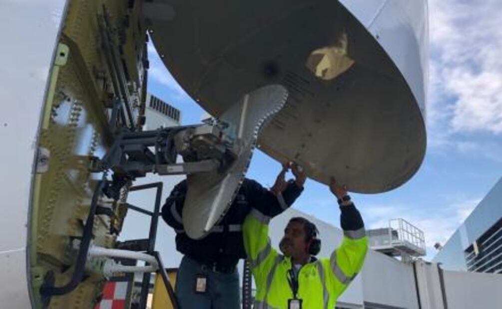 Aeroméxico investiga daños a punta de avión que aterrizó en Tijuana