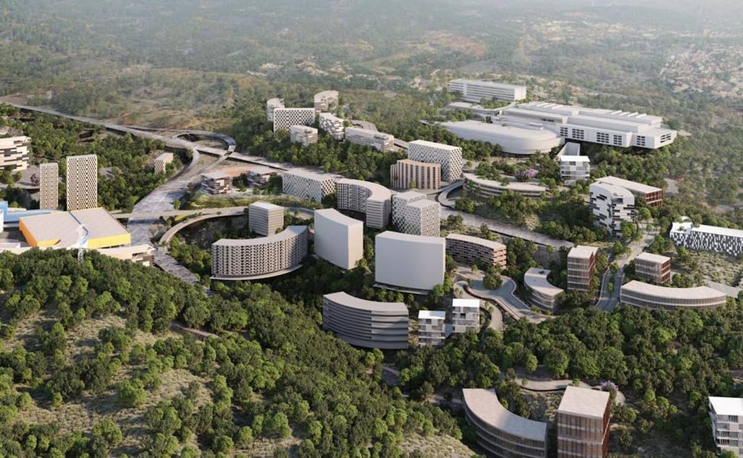 Proyecto que incluirá un área residencial y un centro comercial. Foto: Especial