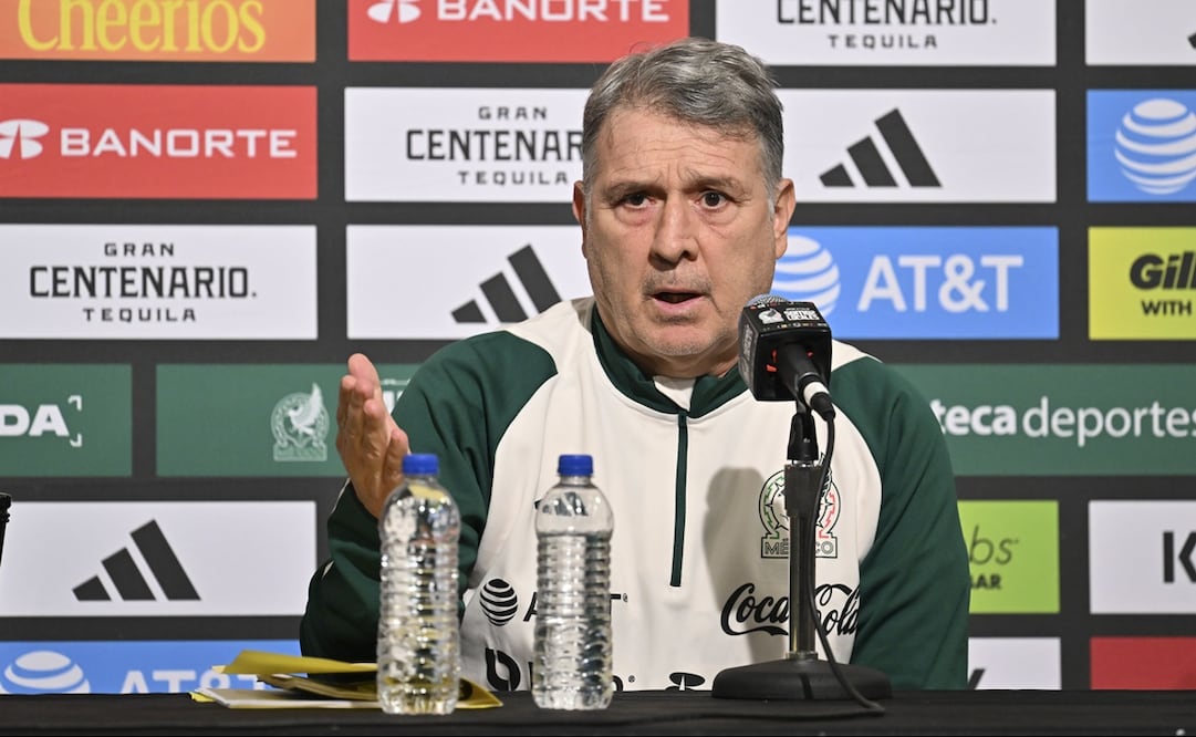 Gerardo Martino durante una conferencia de prensa de la Selección Mexicana - FOTO: Imago7