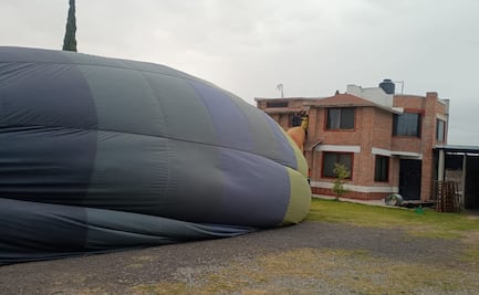 Tres globos aerostáticos realizan aterrizajes de emergencia en Teotihuacán y Acolman; no se reportan lesionados