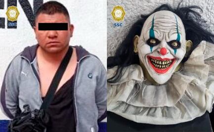 Sujeto roba mascara de payaso terrorífico en colonia Merced Balbuena; planeaba asaltar con ella puesta, declara
