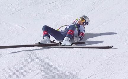 Lindsey Vonn sufrió "fractura compleja de tibia" tras dramática caída en Milán-Cortina