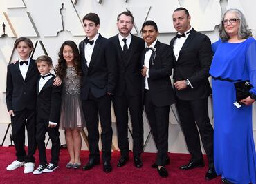 Latin Lover, Fermín y el elenco de ROMA hacen su aparición en los Oscar