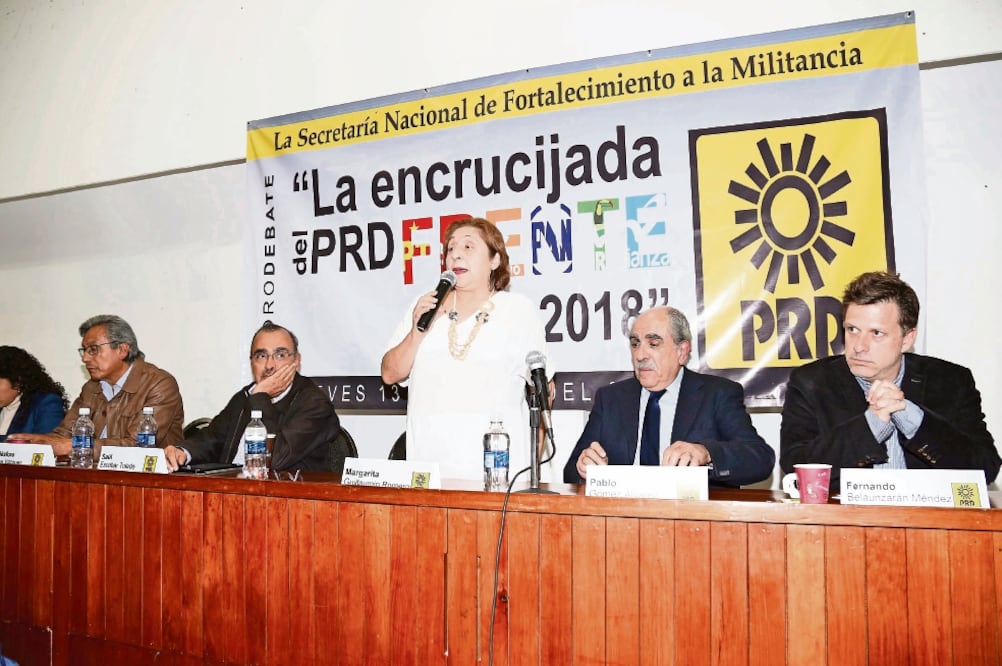 La antigua sede del PRD, ubicada en Monterrey 50, fue el escenario para el primer debate entre perredistas, ante “la encrucijada del sol azteca frente a 2018”. (AGUSTÍN SALINAS. EL UNIVERSAL)