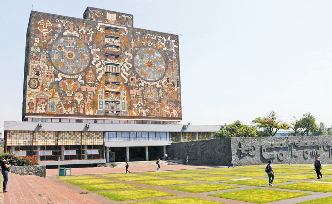 The UNAM's central library - Photo: File Photo/EL UNIVERSAL