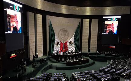 Diputados arrancan sesiones semipresenciales para evitar contagios; solo hay 129 legisladores en el pleno