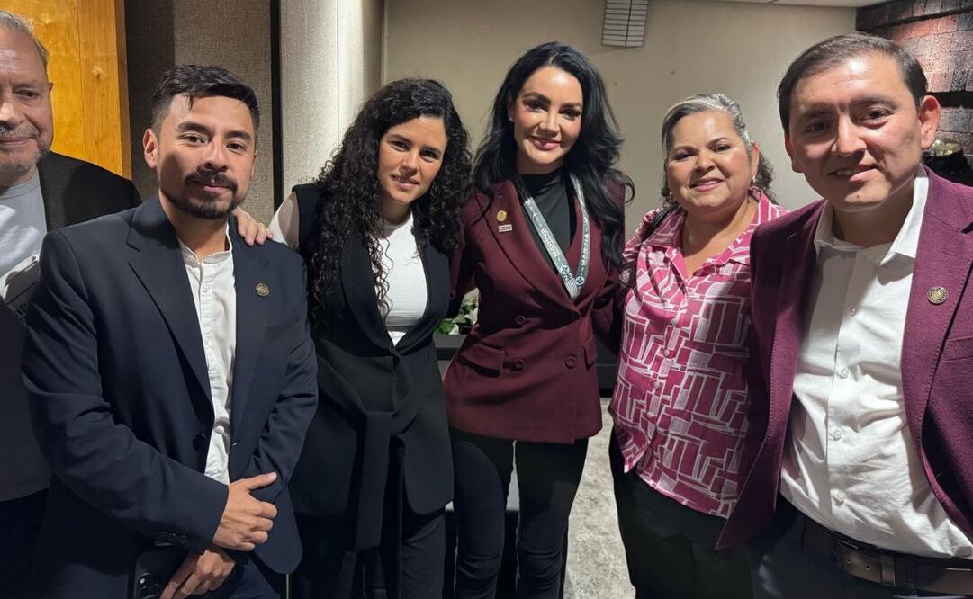 Luisa María Alcalde se reunió con la bancada de su partido en la Cámara de Diputados, para recordarles a los legisladores que no pueden promocionar a ningún candidato de la elección judicial. Foto: Especial