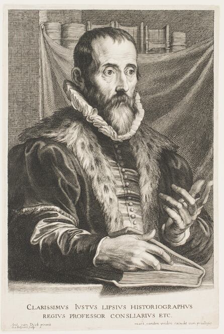 Portrait of Justus Lipsius (c. 1630), de Schelte Adams Bolswert, perteneciente a la colección del Philadelphia Museum of Art.