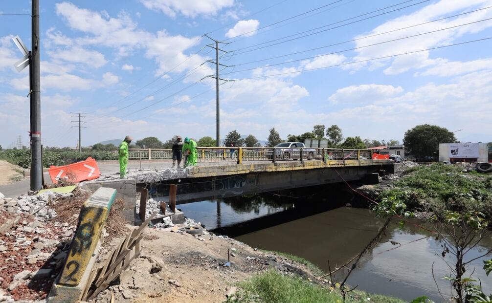 Cierran por reconstrucción el Puente San Lorenzo. Foto: Especial
