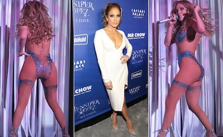 Jennifer Lopez impacta con su figura en Las Vegas