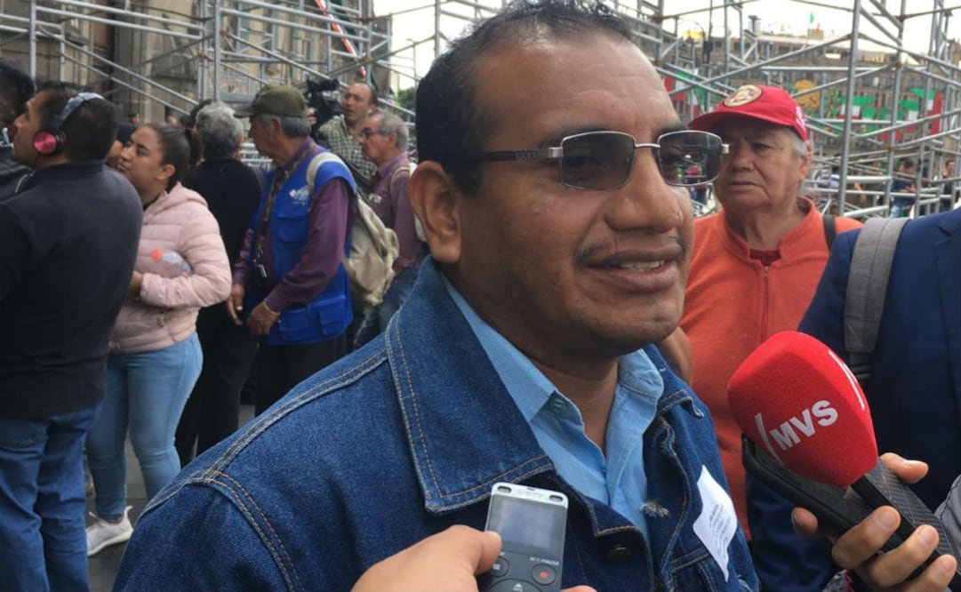 Vidulfo Rosales, abogado de los familiares de los 43 estudiantes desaparecidos. Foto: Pedro Villa y Caña/EL UNIVERSAL