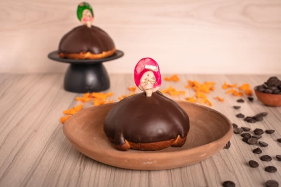 Este pan de muerto está inspirado en las tradiciones oaxaqueñas