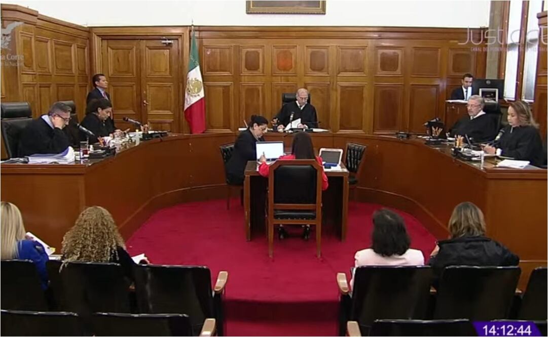Suprema Corte de Justicia de la Nación. discutió atraer recurso de queja contra la negativa de la suspensión provisional de la reforma judicial, este 18 de septiembre del 2024. Foto: Captura de pantalla