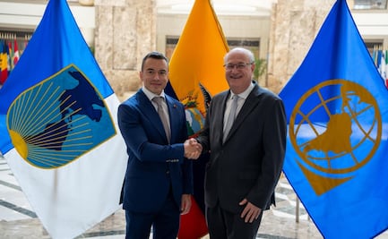 Daniel Noboa se reúne con presidente del BID en Washington; buscan impulsar inversión y empleo en Ecuador