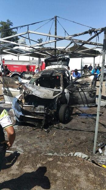 Se incendia auto de piloto mexicano en Rally de Guanajuato