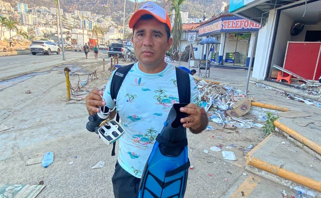 Enrique Andrade Rodríguez tiene la esperanza de que su hermana pequeña, Abigail en Acapulco / Foto: Arturo de Dios Palma. EL UNIVERSAL