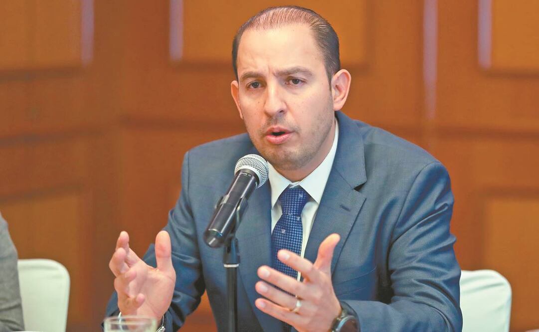 Marko Cortés aseguró que el PAN regresará programas sociales cancelados. Foto: ARCHIVO EL UNIVERSAL