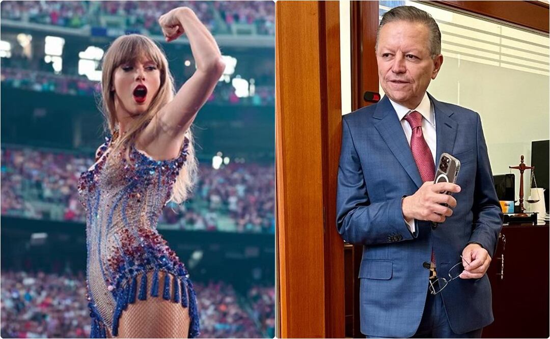 La senadora Martha Careveo comparó al exministro Arturo Zaldívar con Taylor Swift. / Fotos: Tomadas de Instagram.