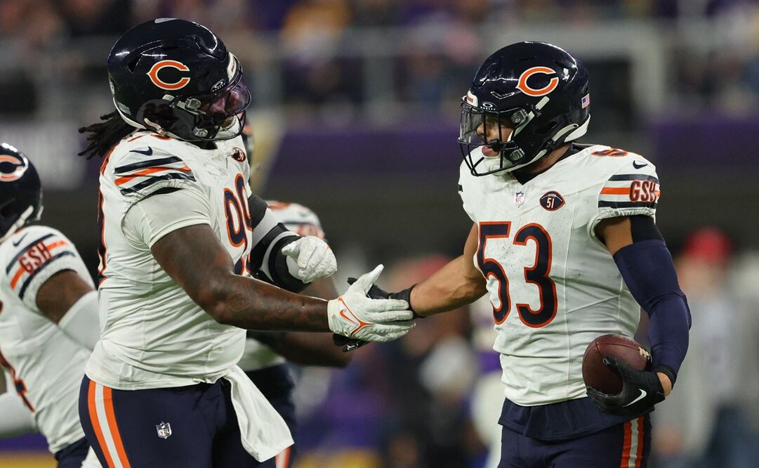 Los Bears se impone a los Vikings en el cierre de la semana 12 de la NFL FOTO: AFP