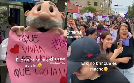 TikTok: Dr Simi se suma a marcha del 8M: "¡El que no brinque es macho!"