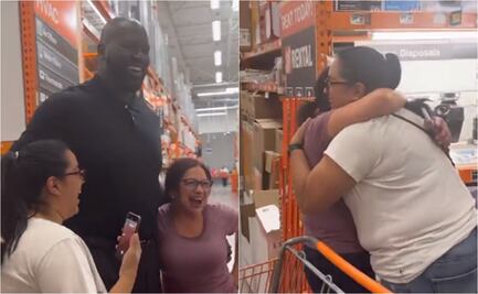 VIDEO: Shaquille O'Neal conoce a familia venezolana en supermercado y les regala lavadora y secadora