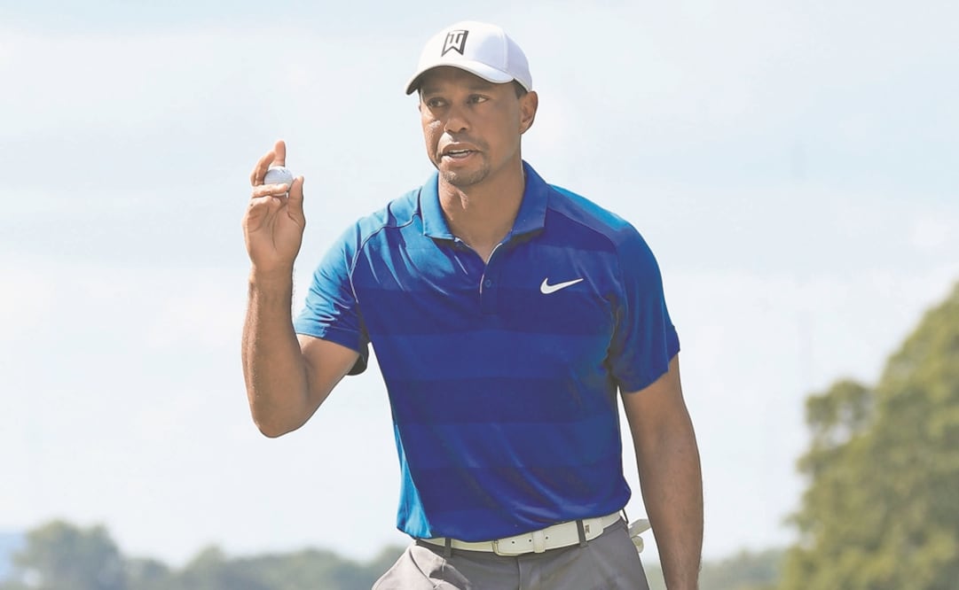 El golfista Tiger Woods en el Tour Championship en Atlanta. FOTO/AFP