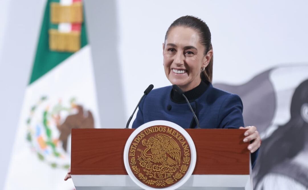 Ciudad de México 23 septiembre 2025 Conferencia del pueblo encabezada por la presidenta Claudia Sheinbaum Pardo en el salón de tesorería de Palacio Nacional. Foto : Fernanda Rojas / EL UNIVERSAL