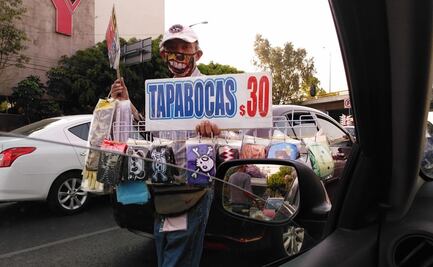 Venden cubrebocas ¡hasta en 30 pesos! en calles de la CDMX