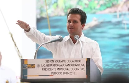 Rovirosa protesta como edil de Centro, Tabasco