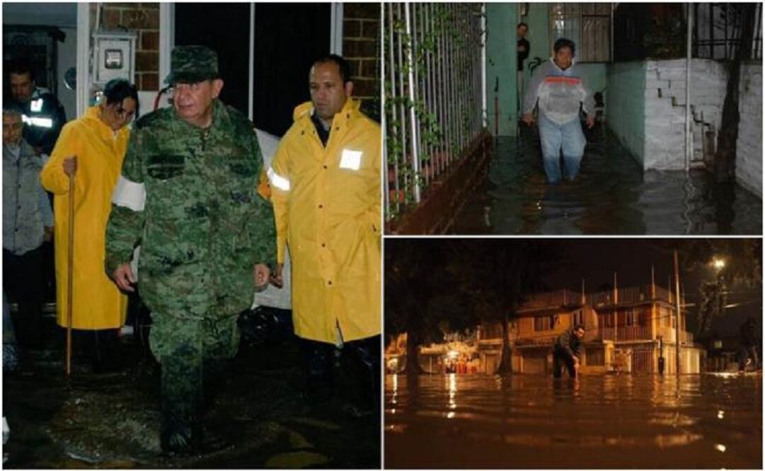Mexico City government sent pumps to the area and said that more rains are expected today. 